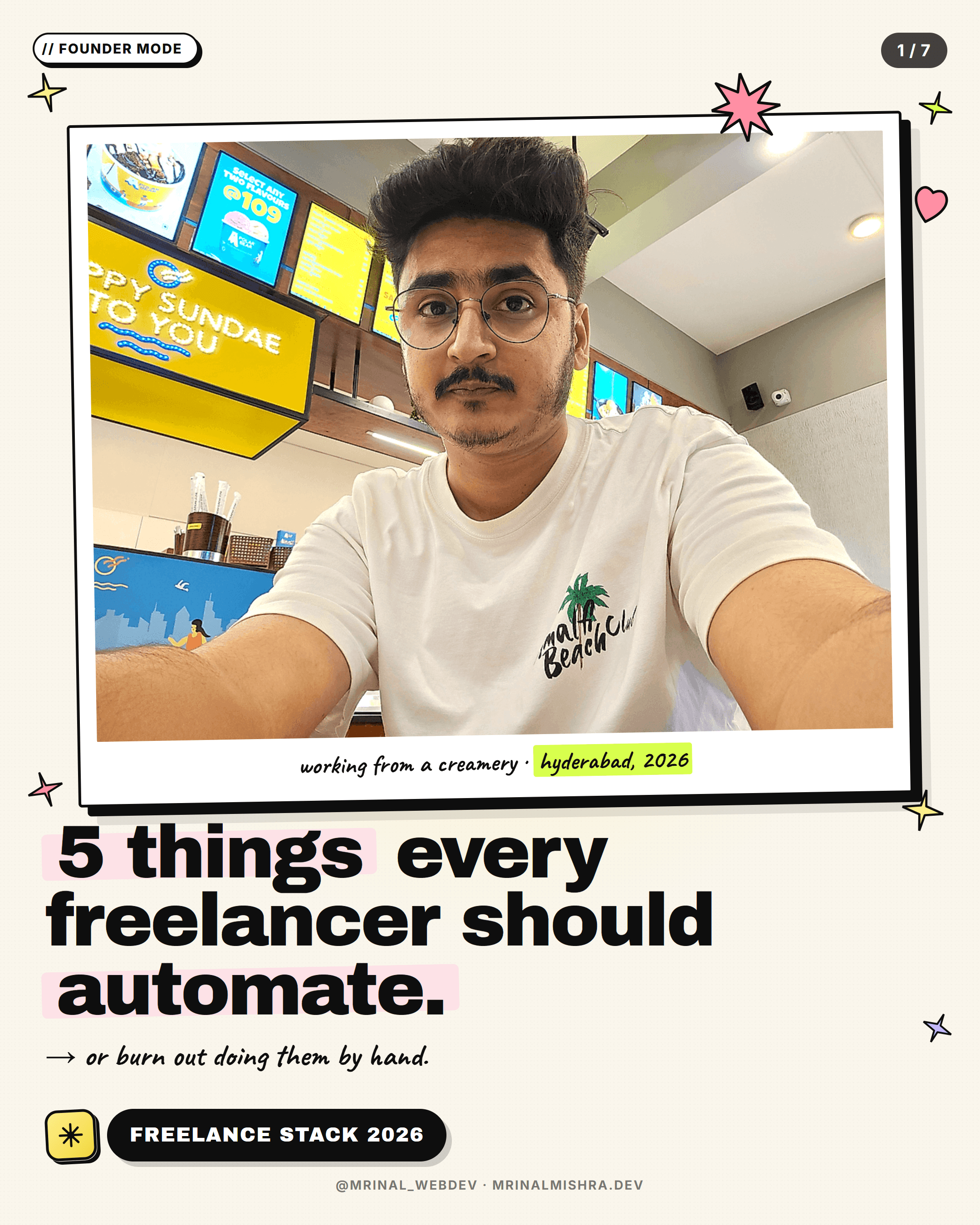 5 things every Indian freelancer should automate.
