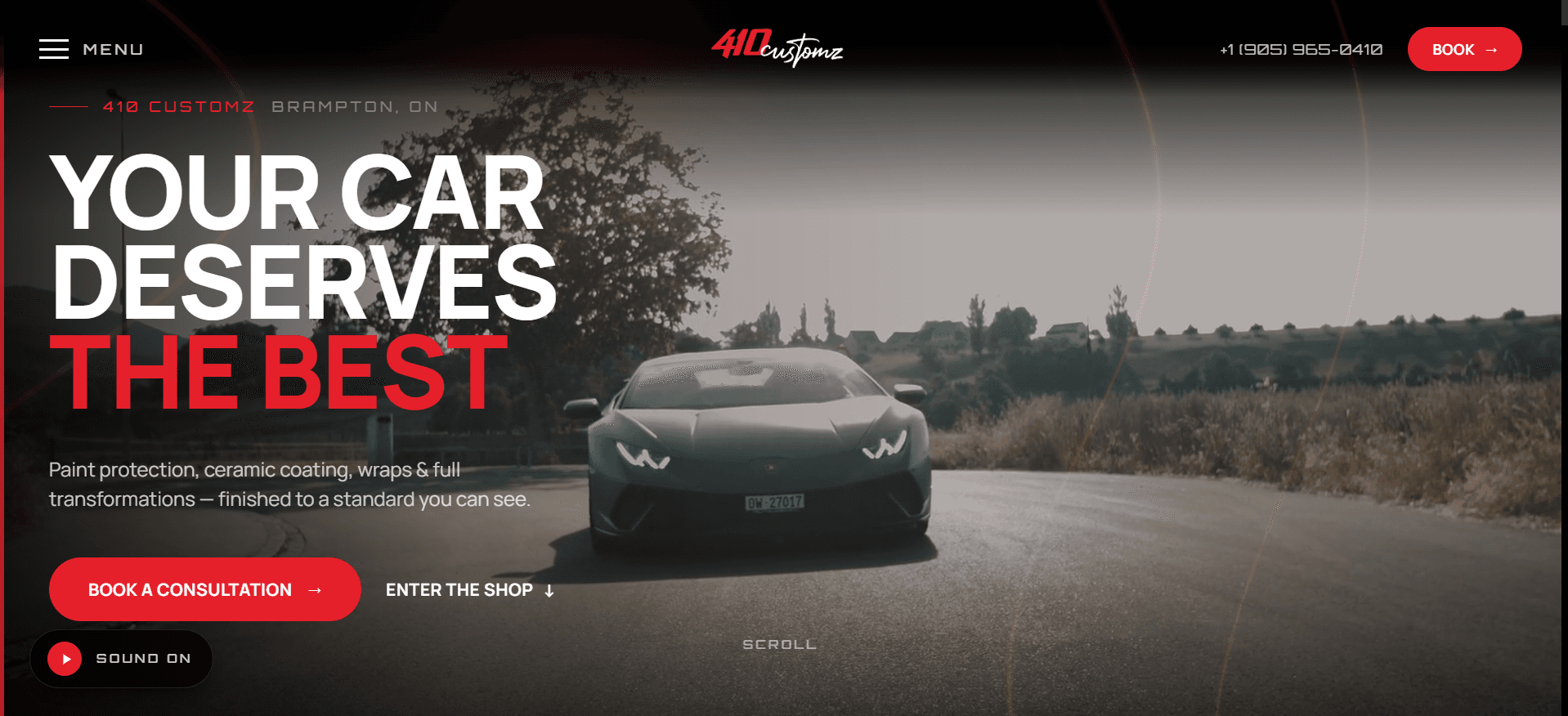 Screenshot of 410 Customz